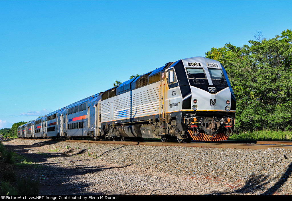 NJT 4029 on train 5448